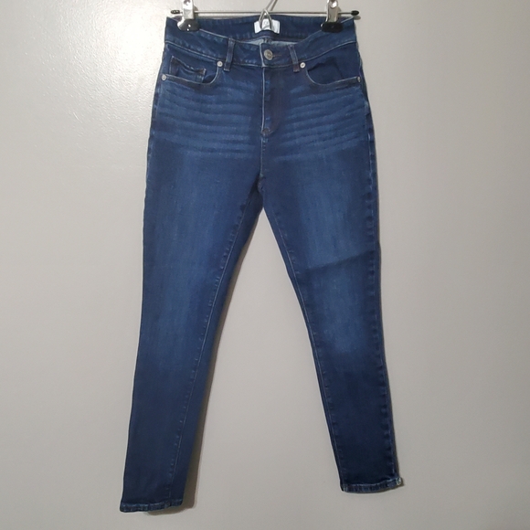 LOFT Denim - LOFT Outlet Curvy Petite Women’s Skinny Jeans in Dark Blue Wash Size 0